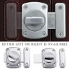 DELSEN Bathroom Latch Rotate Bolt Zinc Alloy Security Door Slide