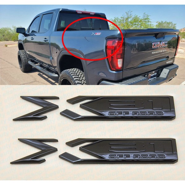 2Pack X31 Off Road Emblem 84682662 Rear Bodyside Badge Nameplate