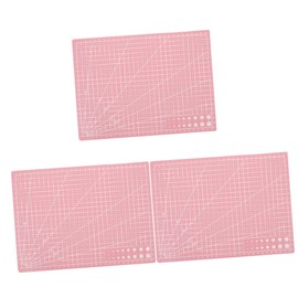 DOITOOL 3pcs Double Sided Cutting Mat Durable Craft Cutting Mat for DIY Projects Engraving and Model Building Non Skid Flexible for Scrapbooking and Art Crafts