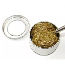 Mr. Gadget Solutions Soldering Tip Cleaner Cleaning Ball Brass and Base No Water Needed
