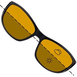 Fortis Wraps Polarised Fishing Sunglasses - 180° Vision, UV400 - Switch Lens (Photochromic)