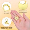 HJZHII Heart Lock, 2 Pcs Heart Shaped Lock Hearts Locks