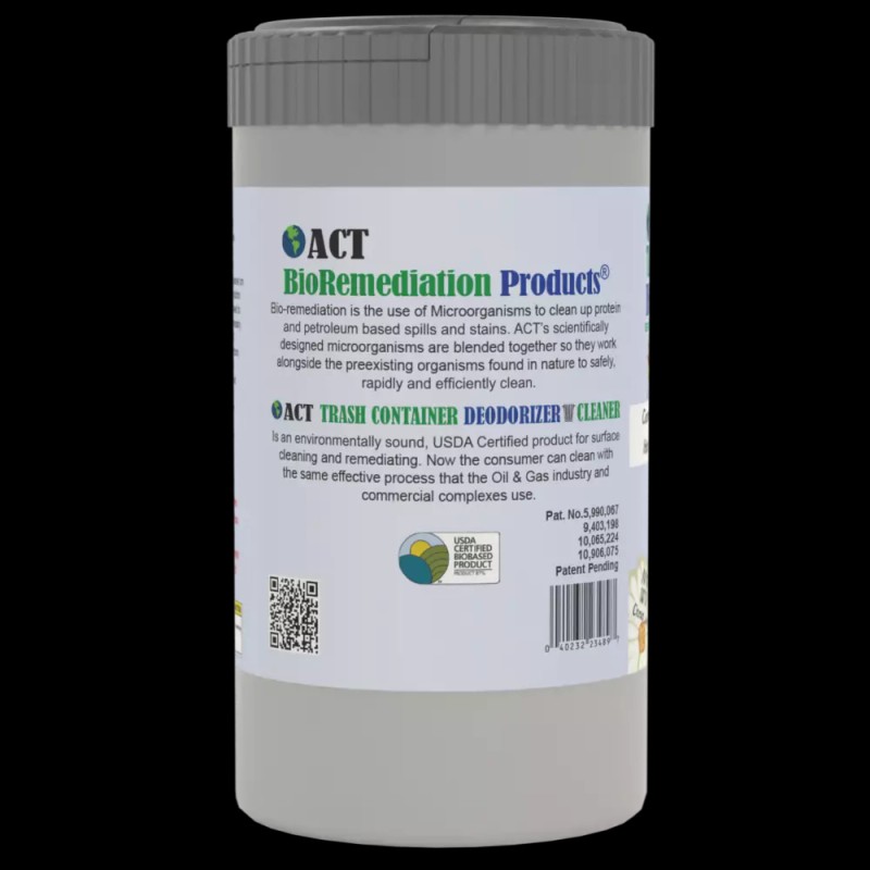 ACT Trash Container Cleaner and Deodorizer - Garbage Bin Deodorizer