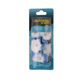 California Scents Scented Necklace, The Perfect Lei for Your Car - Hanging Flower Air Freshener (1 Pack, California Clean)