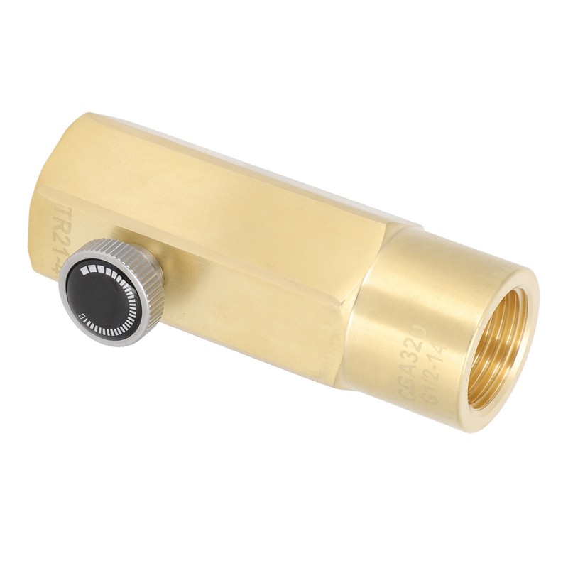 Carbon Dioxide Cylinder Refill Connector Adapter Kit CGA320 to TR21‑4