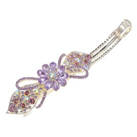 TOVINANNA Spring Rhinestone Hair Clip for Women Elegant Barrette Hairpin for Daily Wear and Special Occasions Stylish Hair Accessory
