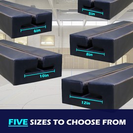 Katop I-Beam Flange Pad - 2" Thick Foam Gasket, All Weather Use, Fits 5" Size I-Beams, Custom Size