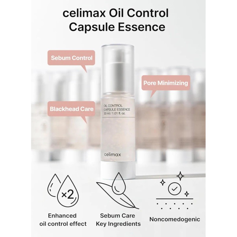 Celimax Oil Control Capsule Essence 30ml Control De Grasa Todo