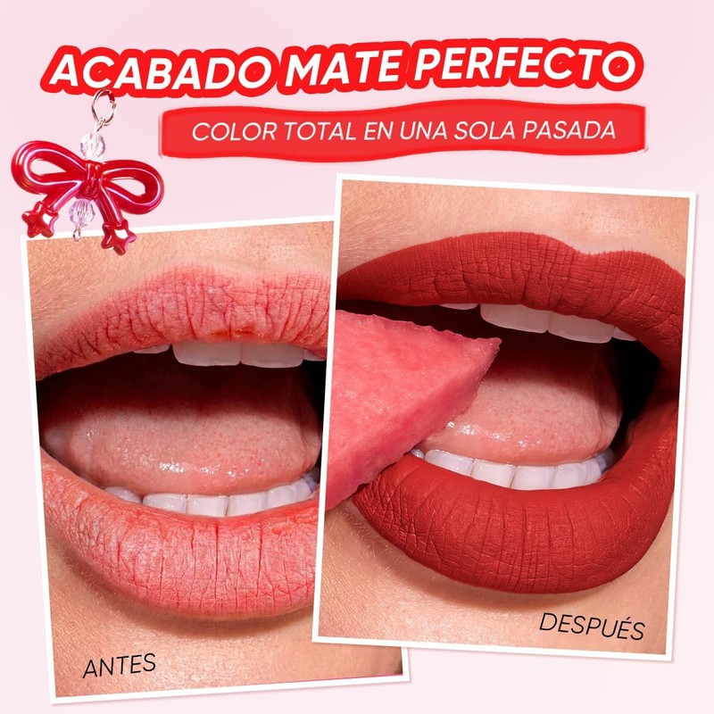 Minimeli Lip Tint con Cadena 24h Mate – Fiebre de