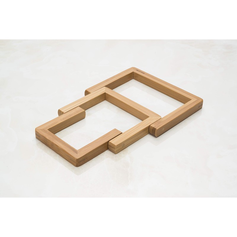 Tescoma Online 900854 Topfuntersetzer, klappbar, Holz