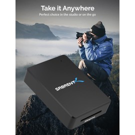 SABRENT USB 3.2 Type-C and Type-A to SD Express 7.1 Card Reader (CR-SDX7)