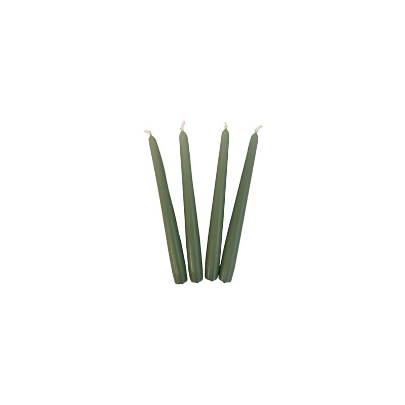 Cereria di Giorgio Risthò Tapered Candlesticks Wax Grey Green 2.2