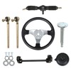 munirater 300mm Steering Wheel Steel Kit 320mm Gear Rack Pinion