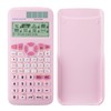 Rudnia Scientific Calculators,Rudnia Pink Solar Calculators with 4-line Display,10+2 Digits