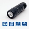 Commercial Lighting Technologies CLT Mini EDC Rechargeable Magnetic Flashlight 105