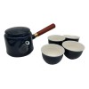 Eco R Juego De Te Chino Ceramica Azul Viaje Estuche