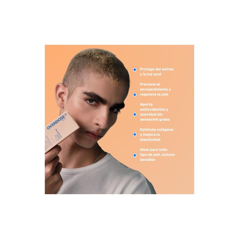OVERDOSE | Protector solar facial con color | Protección UV