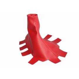 Kar Designers Red Vinyl Manual Shift Boot For 16-20 Honda Civic
