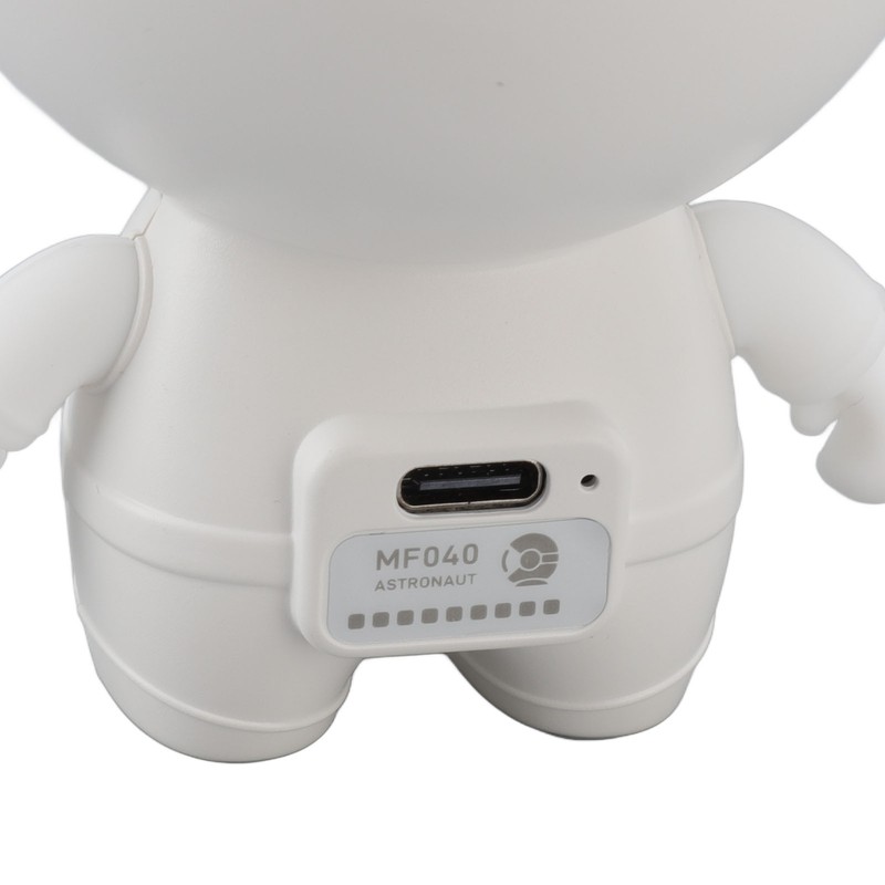 Mini Fan USB Astronaut Appearance Rechargeable Low Noise Portable Hanging