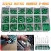 AICEL 270pcs Rubber O Ring Kit, 18 Sizes Silicone Rubber