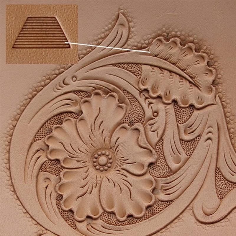 Singring Leather Stamping Tools Leaf Liner Stamp LeatherCrafts Carving Punches