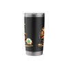 Cool Turtle Soccer Player With Sunglasses Stainless Steel Insulated Tumbler