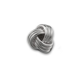 SilberDream SDO8214J Women's Jewellery 925 Silver Stud Earrings Knot, Sterling Silver, No Gemstone