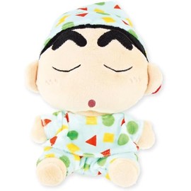 Tees Factory Crayon Shin-chan Sitting Mascot, Pajamas, Approx. 5.5 x 4.3 x 3.0 inches (140 x 110 x 75 mm) or less (excluding hands, feet, ears, hair) KS-5541817PS