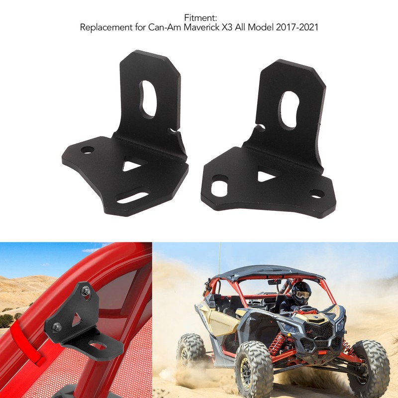 2 Pcs Whip Light Flag Mount Rear Pillar Antenna Mounting