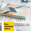 Post-it Tabs, 1 in, Solid, Red, Yellow, Blue, 22 Tabs/Color,