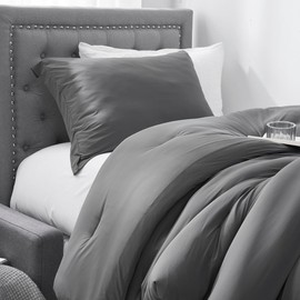 Byourbed Look at This Thicky - Coma Inducer® Oversized Twin Comforter Set - Standard Thicky - Beluga Baby Gray