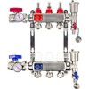 AB 3 Loop PEX/Radiant Manifold, 1/2 Inch Compatible Outlets, Up