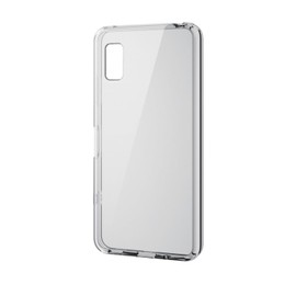 Elecom AQUOS wish3 (SH-53D) PM-S233HVCKCR Case, Hybrid Material, Shockproof, High Hardness, Strap Hole, Clear