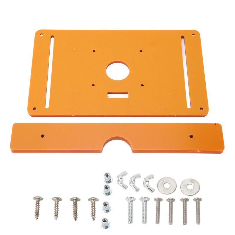 Router Table Plate Woodworking Insert Wood Trimming Milling Tools with