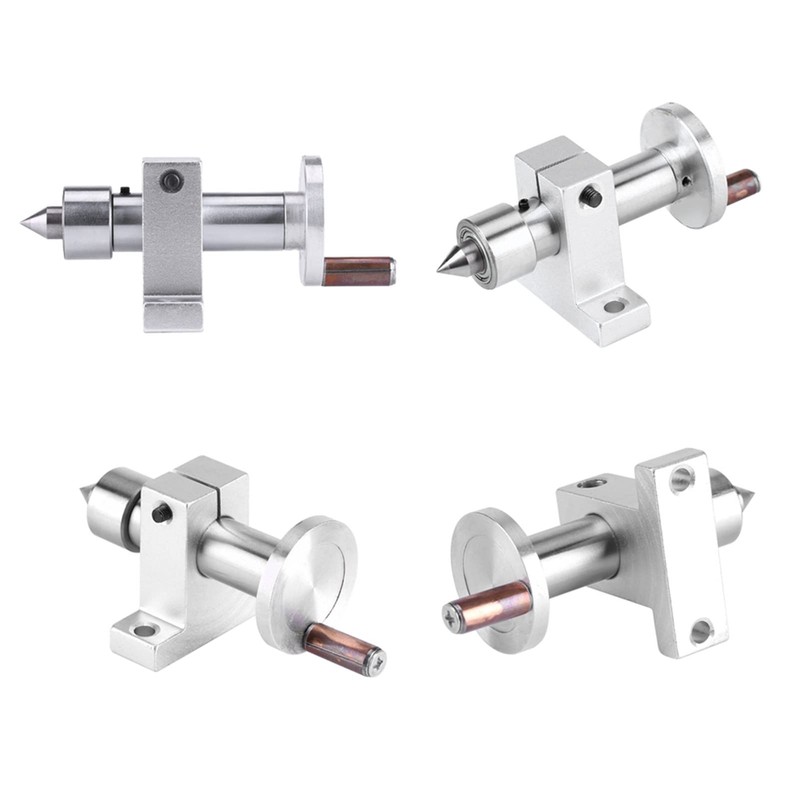 Tornio Mini Contrapunto Para Torno,Torno Metal,Contrapunto de Torno,Mandril de Mini