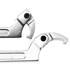 1 x C Hook Wrench for Nut Tenon Wrench Adjustable Wrench 32-76 mm Tool for Bicycle and Motorcycle Repairs