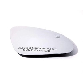 Auto Mirrors Fits 12-17 BK Verano Right Passenger Heated Mirror Glass w/Holder