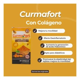 Curmafort Con Colageno 30 Caps De 500 Mg Cu Ultradvance Na                                                                                            