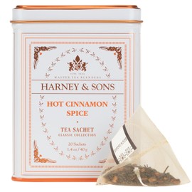 Harney & Sons Classic Hot Cinnamon Spice Tea, 20 Tea Sachets, 1.4 oz