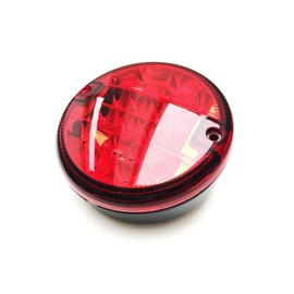 LED Rear Fog Light Fog Light Round Diameter 140 mm for Trailers Lorries Cars etc.
