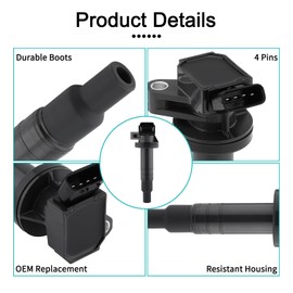 UF247 Set of 4 Ignition Coil Pack (1.8L L4 Only) For Toyota Celica 2000-2005,Corolla 1999-2008,Matrix 2003-2008,MR2 Spyder 2000-2005,Chevy Prizm 1999-2002,Pontiac Vibe 2003-2008 UF315 C1249