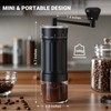Mini Manual Coffee Grinder with CNC Stainless Steel Conical Burr