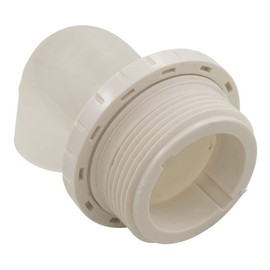Waterway Plastics 400-1410F White 1" Eyeball Fitting, 90 Deg, 1.5" MPT Assembly