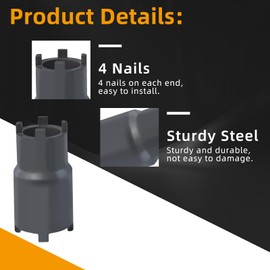 Flylin 2Pcs Clutch Lock Nut Tool, Oil Spinner Tool 24mm 20mm Bipolar Clutch Tool Wrench for GY6 50 125 150cc, Spanner Wrench Lock Clutch Nut Removal Tool for Crf 600rr 450r 250l