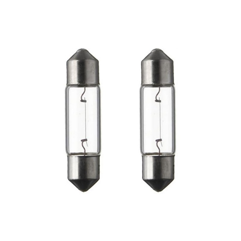 Generisch 2 x Festoon Bulbs 12 V 5 W S7