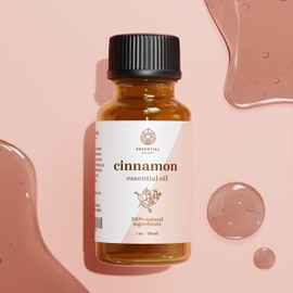 Cinnamon Essential Oil - 100% Pure & Certified | Pure Grade Distilled Cinnamon Essential Oil (1 Fl Oz)