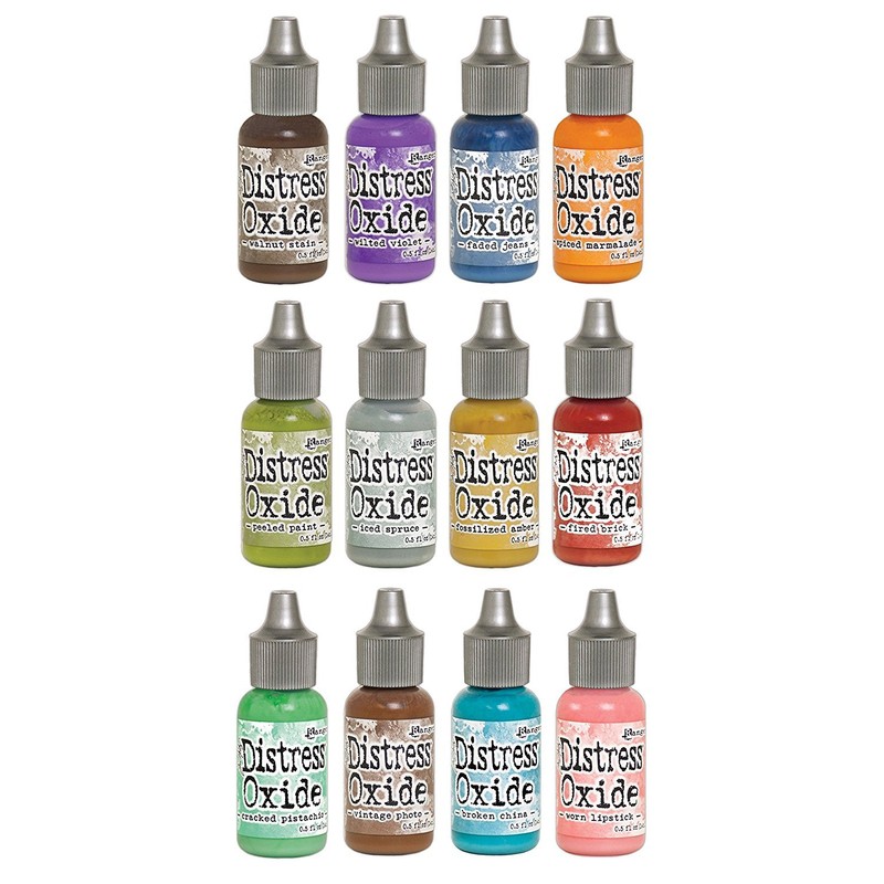 Distress Oxide Ink Pad and Reinker Bundle All 12 Colors