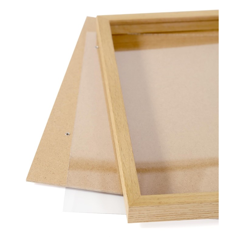 Zemiu Premium A4 OAK Picture Frame, Photo Frame in Size