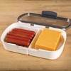ProKeeper Split Deli Food Storage Container with Air-Tight Silicone Seal
