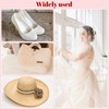 NUOBESTY 150 Pcs Pearl Rivets Beads Fake Pearl Studs Bridal